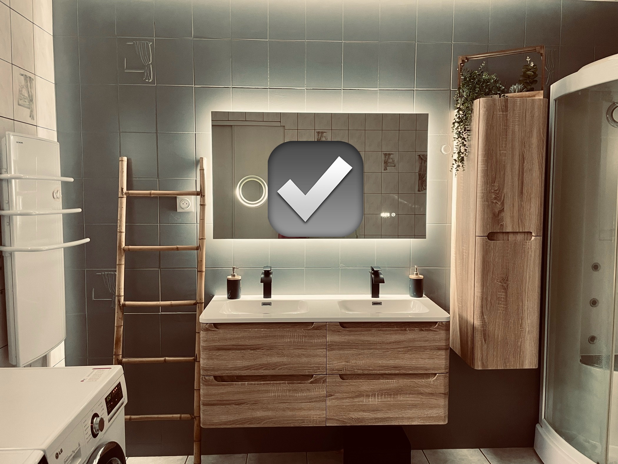 Salle de bain après rénovation